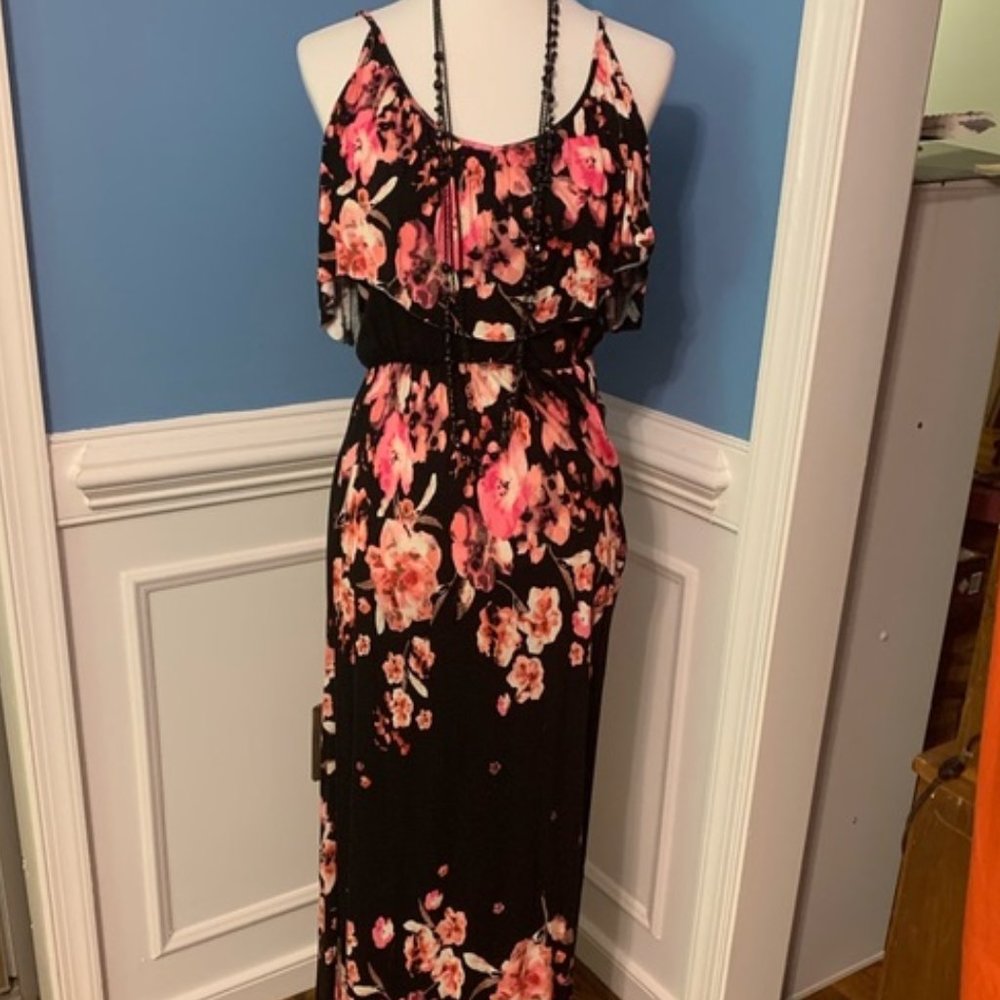 H & M Floral Print Maxi Dress